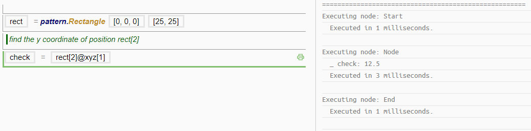 Referencing a Selected Coordinate